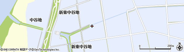 宮城県角田市藤田東中谷地周辺の地図