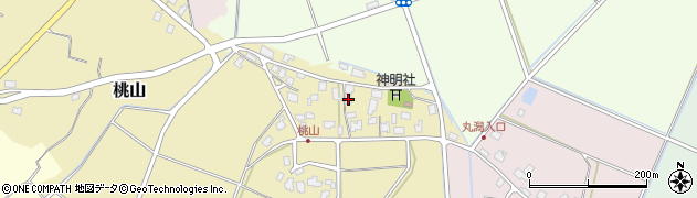 新潟県北蒲原郡聖籠町桃山314周辺の地図