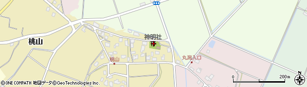 新潟県北蒲原郡聖籠町桃山297周辺の地図