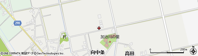 新潟県新発田市向中条2997周辺の地図
