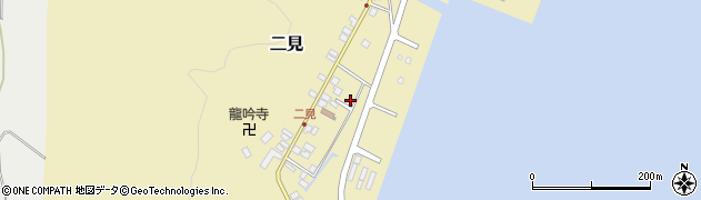 新潟県佐渡市二見周辺の地図