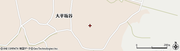 宮城県白石市大平坂谷（志在家）周辺の地図