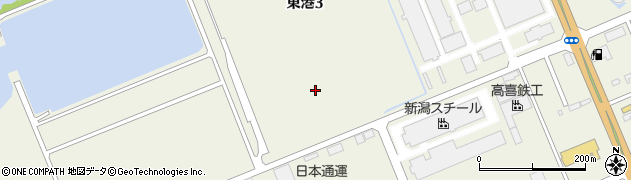 新潟県聖籠町（北蒲原郡）東港周辺の地図