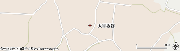 宮城県白石市大平坂谷藤内周辺の地図