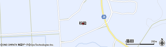 宮城県角田市藤田杉迫周辺の地図