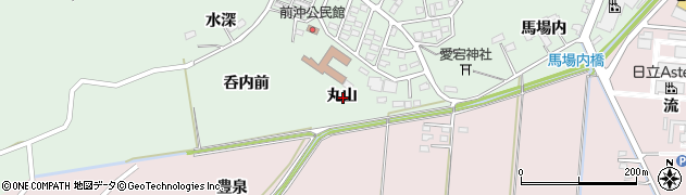 宮城県角田市横倉丸山周辺の地図