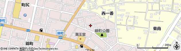 宮城県角田市角田（緑町）周辺の地図