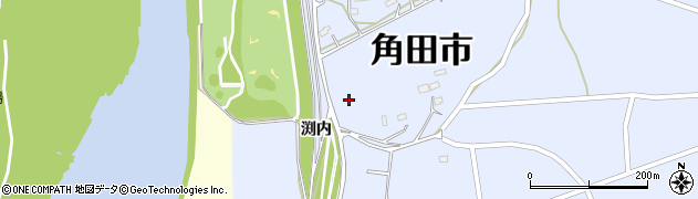 宮城県角田市藤田（風呂）周辺の地図