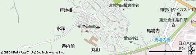 宮城県角田市横倉今谷3周辺の地図