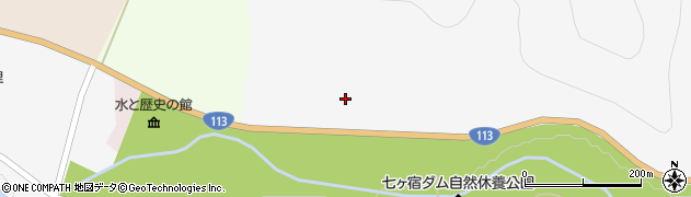 宮城県刈田郡七ヶ宿町追見周辺の地図