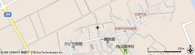 新潟県新潟市北区太郎代周辺の地図