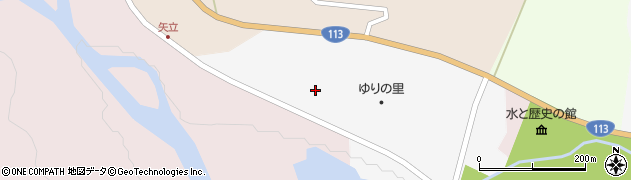 宮城県七ヶ宿町（刈田郡）矢立周辺の地図