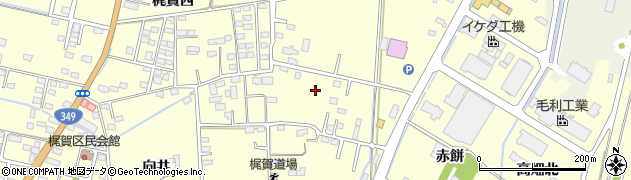宮城県角田市梶賀（東）周辺の地図
