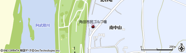 宮城県角田市藤田（北谷地）周辺の地図