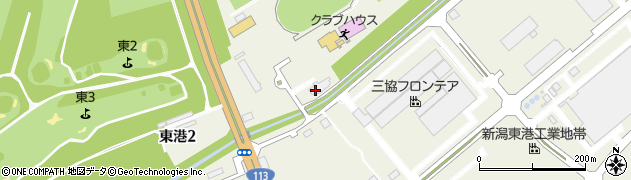 アルビレックス新潟クラブハウスレストラン オレンジカフェ周辺の地図