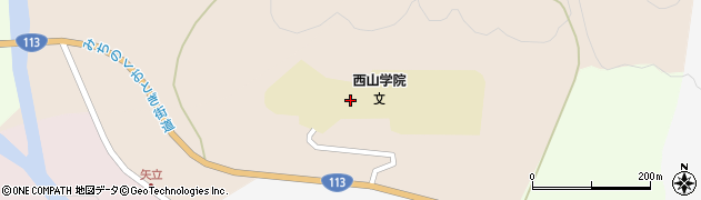 宮城県刈田郡七ヶ宿町矢立平周辺の地図