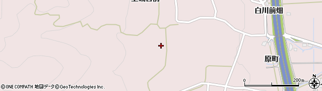 宮城県白石市大平森合（北山田）周辺の地図