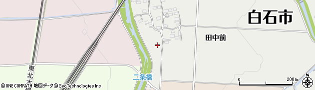 宮城県白石市大鷹沢三沢田中113周辺の地図