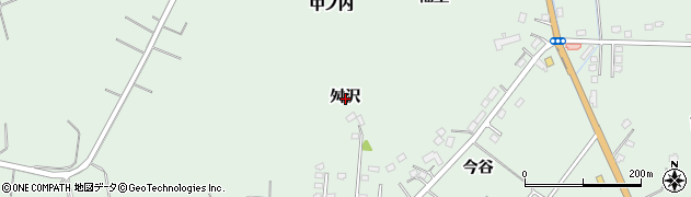 宮城県角田市横倉舛沢周辺の地図