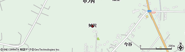 宮城県角田市横倉（舛沢）周辺の地図