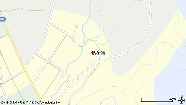 〒952-0203 新潟県佐渡市坊ケ浦の地図