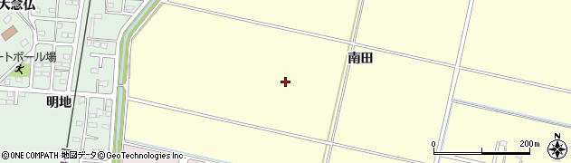 宮城県角田市梶賀周辺の地図