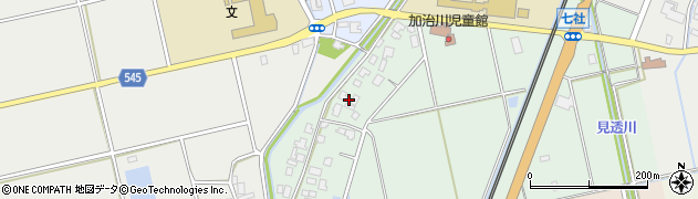 新潟県新発田市川口周辺の地図