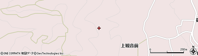 宮城県白石市大平森合（観音山）周辺の地図