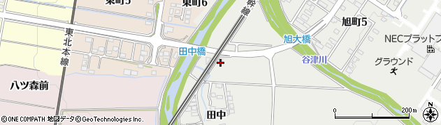宮城県白石市大鷹沢三沢田中46周辺の地図