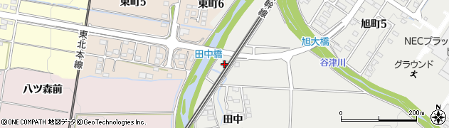宮城県白石市大鷹沢三沢田中45周辺の地図