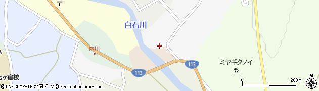 内川橋周辺の地図
