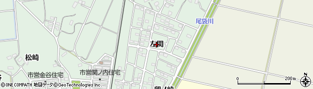 宮城県角田市横倉（左関）周辺の地図