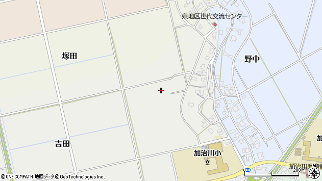 〒959-2408 新潟県新発田市吉田の地図