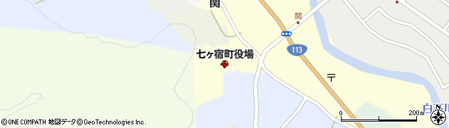 宮城県七ヶ宿町（刈田郡）周辺の地図