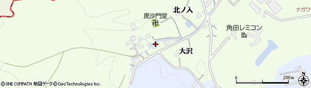 宮城県山元町（亘理郡）八手庭（大沢）周辺の地図