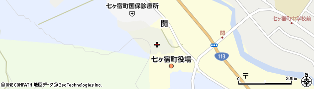 宮城県刈田郡七ヶ宿町舘下周辺の地図