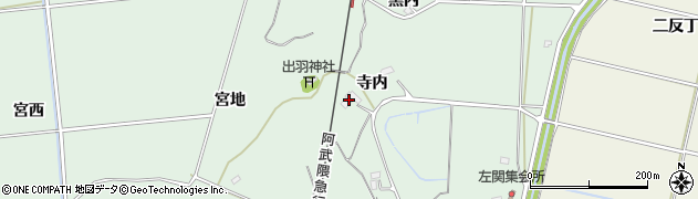 宮城県角田市横倉寺内51周辺の地図