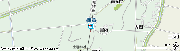 宮城県角田市横倉宮下周辺の地図