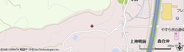 宮城県白石市大平森合山口61周辺の地図