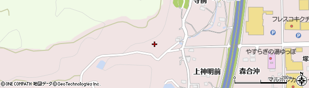 宮城県白石市大平森合山口32周辺の地図