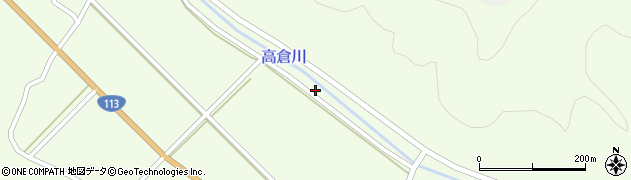 宮城県角田市高倉（竹ノ内）周辺の地図