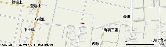 宮城県角田市佐倉周辺の地図