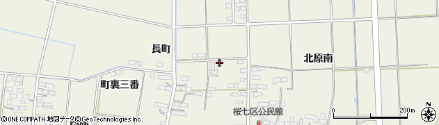 宮城県角田市佐倉（北原南）周辺の地図