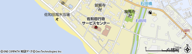 佐渡市役所佐和田行政サービスセンター周辺の地図
