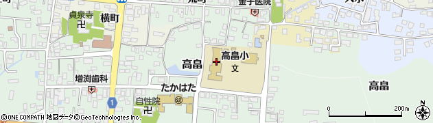 高畠町立高畠小学校周辺の地図