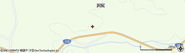 宮城県角田市高倉沢尻周辺の地図