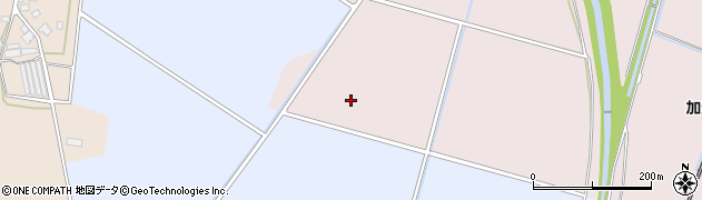 新潟県新発田市下城周辺の地図