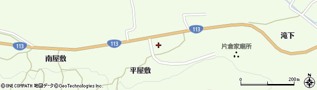 宮城県白石市福岡蔵本（東三合田）周辺の地図