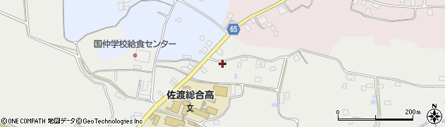 新潟県佐渡市栗野江364周辺の地図