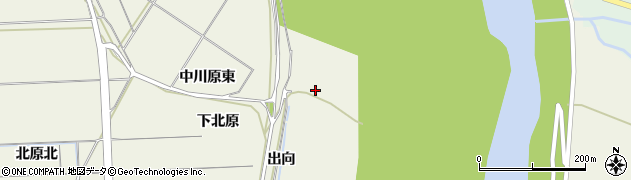 宮城県角田市佐倉出向周辺の地図